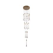 07860-18A,36 Люстра каскадная Асмер латунь Led 54W
