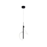 08040K-1A,19(4000K) Подвес Далия черный Led 24W