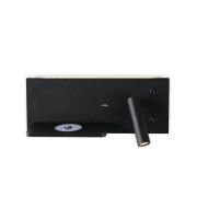 08075L,19 Бра Норти черный Led 3W