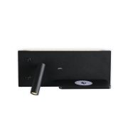 08075R,19 Бра Норти черный Led 3W