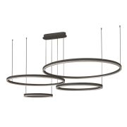 08204,19PA(4000K) Люстра димм. Тор черный Led 174W