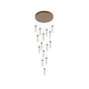 08511-15A,36 Люстра каскадная Астен латунь Led 90W