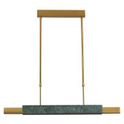 4360/25L MIDCENT ODL24 000 изумрудный мрамор/антич.бронза/металл/акрил Подвесной светильник IP20 LED 25W 3000K 220V MARMI