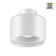 358970 OVER NT22 350 белый Светильник накладной с переключ. цв. температуры IP20 LED 3000К4000К6000К 12W вниз + 3W вверх 110-265V GIRO