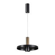 358984 OVER NT22 328 бронза светлая/черный Светильник светодиодный накладной, провод 2м IP20 LED 4000K 15W 220V ALBA