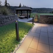 7119/12GLA NATURE ODL25 Ландшафтный светильник  черный/металл IP65 LED 12W 670Лм 3000K 120° 220-240V  COIL