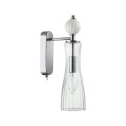 8268/1W NEOCLASSI хром/белый/прозрачный, металл/керамика/стекло Бра Е14 1*40W 220V EMILY