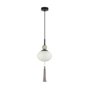 8273/1A NEOCLASSI черный/серый/белый, металл/керамика/стекло Подвес Е14 1*40W 220V GLORIYA