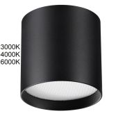 7129/8CL HIGHTECH ODL26 Потолочный светильник черный/металл IP20 LED 8W 480Лм 3000K/4000K/6000K 120° 220-240V OBEN