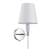 8279/1W CLASSI хром/серый, металл/керамика/текстиль Бра Е14 1*40W 220V KARMEN