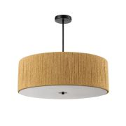 8286/7 ECO черный/коричневый, металл/веревка/стекло Люстра потолочная Е14 7*40W 220V SILVANA