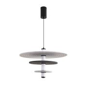 8295/11AL LEDIO черный/светло-серый/темно-серый, металл/фетр/акрил Подвес LED 11W 3000K 220V FELTA