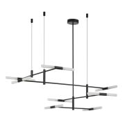 4307/16 HIGHTECH ODL26 Потолочный светильник черный/акрилл/металл IP20  G9 40W *16 180°  220V SOHO