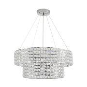 8378/5 NEOCLASSI LN хром/прозрачный, металл/хрусталь Люстра подвесная E27 5*60W 220V NARINA