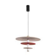 8296/11AL LEDIO черный/бежевый/бурый, металл/фетр/акрил Подвес LED 11W 3000K 220V FELTA