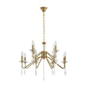 8319/12 CLASSI шампань/прозрачный, металл/хрусталь Люстра E14 12*40W 220V SEVERINA