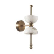 6685/7WL L-VISION ODL26 Настенный светильник  бронзовый/белый/алебастр/металл IP20 LED 7W 560Лм 3000K 220-240V FELIZ