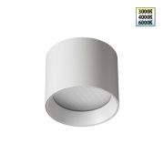 359592 OVER NT25 000 белый Светильник накладной светодиодный с переключ. цв. температуры IP20 LED 6W 220-240V 3000К4000К6000К ORBIS
