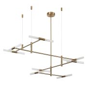 4306/16 HIGHTECH ODL26 Потолочный светильник бронзовый/акрилл/металл IP20  G9 40W *16 180°  220V SOHO