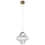 5107/3LA L-VISION  ODL26 антич.бронза/прозрачный металл/стекло Подвес LED x 3W 4000K ORDI