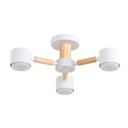 8306/3C COMFI белый, металл/дерево Светильник потолочный GX53 LED 3*7W 220V VUDI