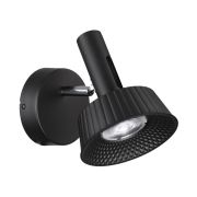 6643/7WL HIGHTECH ODL24 000 черный/металл/акрил Настенный светильник (выкл на корпусе) IP20 LED 10W 3000K 220V MALI