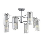 8348/8C CLASSI хром/прозрачный, металл/хрусталь Люстра подвесная E14 8*40W 220V FAVLA