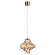 5108/3LA L-VISION  ODL26 антич.бронза/янтарный металл/стекло Подвес LED x 3W 4000K ORDI