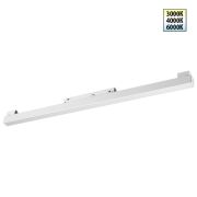 359618 SHINO NT25 000 белый Трековый светильник для низков. шинопровода с переключ. цв. темпер. IP20 LED 3000К4000К6000К 20W 48V FLUM