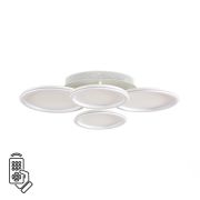 8380/95CL LEDIO LN белый, металл/акрил Умная люстра потолочная с ПДУ и голосовым управлением LED 95W 3000-6500К 220V ALIS SMART