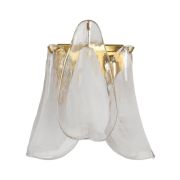 8385/1W NEOCLASSI LN золото/белый, металл/стекло Бра E14 40W 220V PLUME