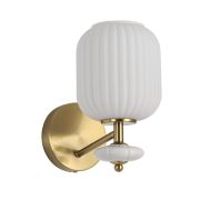 8334/1W MODERNI бронза/белый, металл/керамика/стекло Бра E27 40W 220V ALEGRA