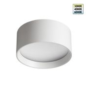 359596 OVER NT25 000 белый Светильник накладной светодиодный с переключ. цв. температуры IP20 LED 18W 220-240V 3000К4000К6000К ORBIS