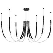 7149/70L HIGHTECH ODL26 Подвесной светильник  черный/акрилл/металл IP20 LED 70W 4300Лм 3500K 300° 220V MONELLA