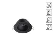 371000 WIR NT25 000 черный Светильник встраиваемый IP20 GU10 50W 220-240V MORUS