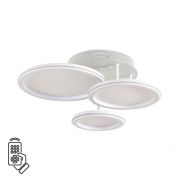 8380/60CL LEDIO LN белый,металл/акрил Умная люстра потолочная с ПДУ и голосовым управлением LED 60W 3000-6500К 220V ALIS SMART