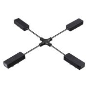 135315 PORT NT25 206 черный Гибкий токопроводящий соединитель «X» IP20 90-240V VECTOR