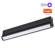 359953 PORT черный Трековый светодиодный светильник диммир. со сменой цв.температуры, пульт ДУ/Tuya Smart Life LED 18W 90-240V VECTOR