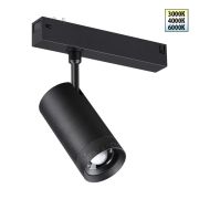359961 PORT NT25 224 черный Трековый светильник с переключ. цв. темпер. IP20 LED 15W 3000К4000К6000К 90-240V VECTOR