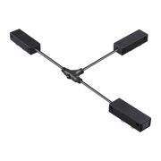 135314 PORT NT25 206 черный Гибкий токопроводящий соединитель «T» IP20 90-240V VECTOR