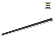 359942 PORT NT25 208 черный Трековый светильник с переключ. цв. темпер. IP20 LED 3000К4000К6000К 30W 90-240V VECTOR