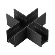 135309 PORT NT25 206 черный Соединитель «X» (в комплекте соединительная планка 4шт) IP20 VECTOR