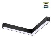 359944 PORT NT25 212 черный Трековый светильник с переключ. цв. темпер. IP20 LED 20W 3000К4000К6000К 90-240V VECTOR