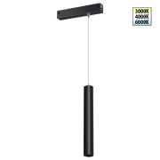 359963 PORT NT25 226 черный Трековый светильник с переключ. цв. темпер. IP20 LED 3000К4000К6000К 10W 90-240V VECTOR