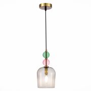 SL2000.223.01 Подвес ST-Luce Золотистый/Розовый E14 1*40W GEA