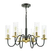 3781/6 MODERNI LN 000 черный, бронза Люстра E27 6*40W 220V SHEILA