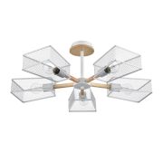 8246/5C COUNTY LN25 000 белый, металл/дерево Люстра потолочная Е27 5*60W 220V IRMA
