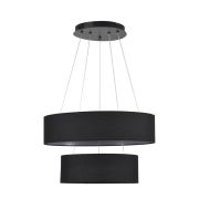 8373/55L LEDIO LN26 257 черный, металл/текстиль/силикон Люстра подвесная LED 55W 3000/4000/6000K 220V SAVA