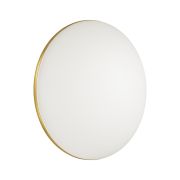 3043/DL TAN SN 000 Светильник пластик/белый/золотистый LED 48Вт 3000-6300К D385 IP43 пульт ДУ/ LampSmart LASSA