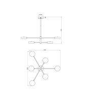 Люстра Freya FR6048CL-L6GR